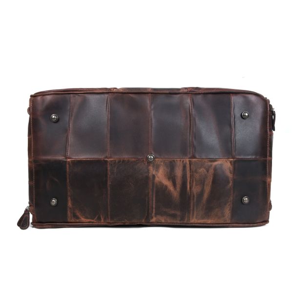 Brooks Leather Duffle Bag - Sienna (Upcycled Leather Collection)