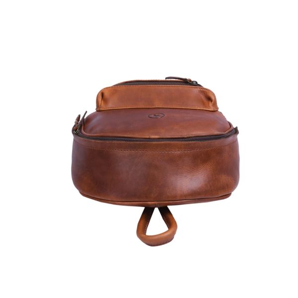Padua Mini Leather Backpack - Brown