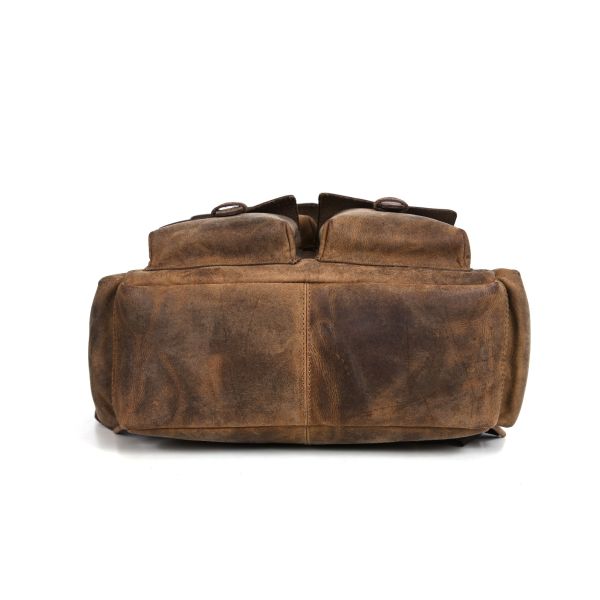 Alexander Leather Backpack - Cedar