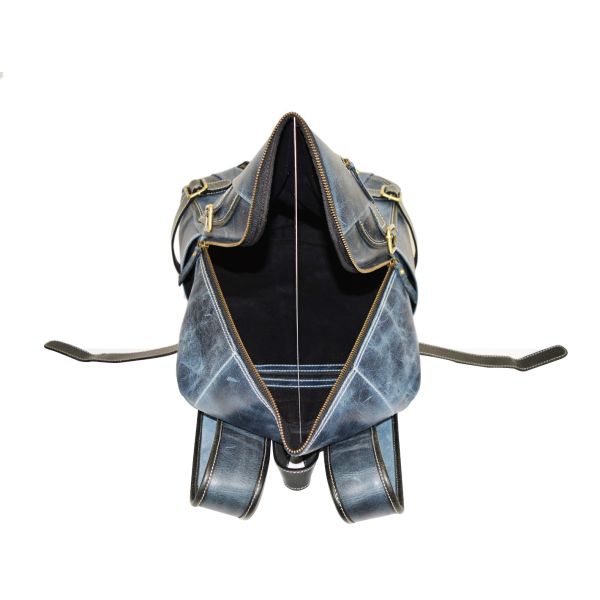 Arizona Leather Backpack - Royal Blue 