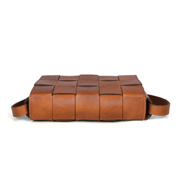 Cieza Sling Bag - Caramel Brown ( Upcycled Leather ) 