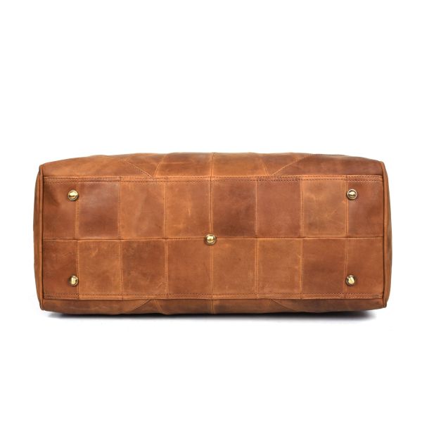 Marbella Leather Travel Bag - Chestnut