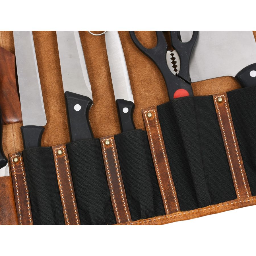 Leather Knife Roll for Chefs