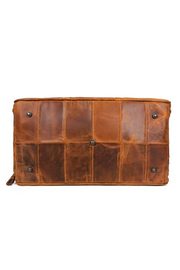 Brooks Leather Duffle Bag - Caramel 