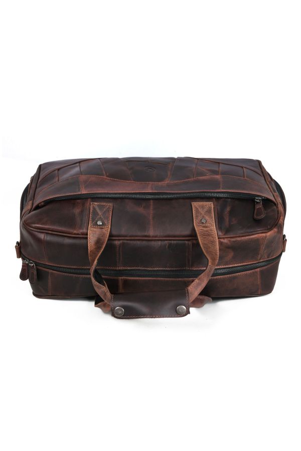 Brooks Leather Duffle Bag - Sienna