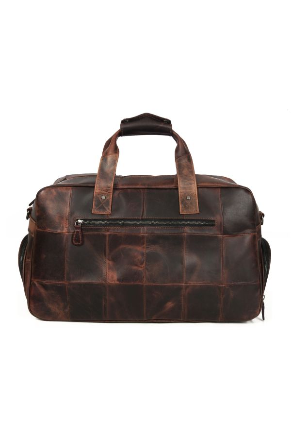 Brooks Leather Duffle Bag - Walnut