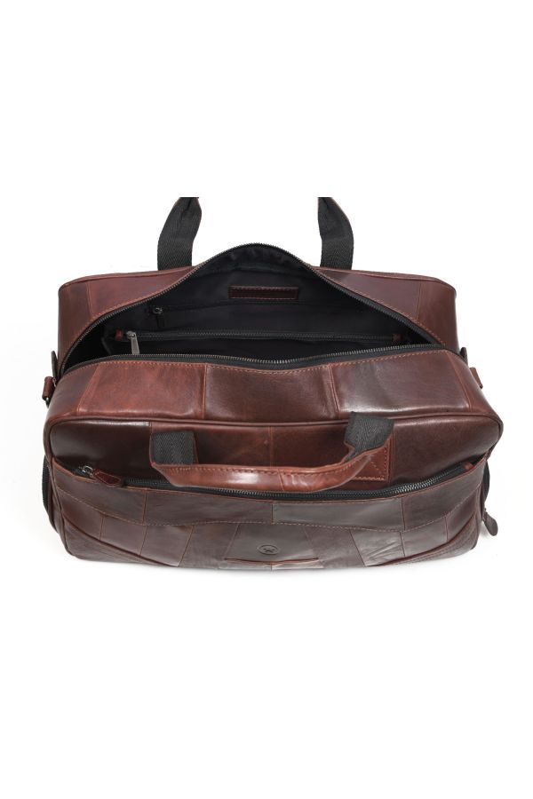 Brooks Leather Duffle Bag - Hickory