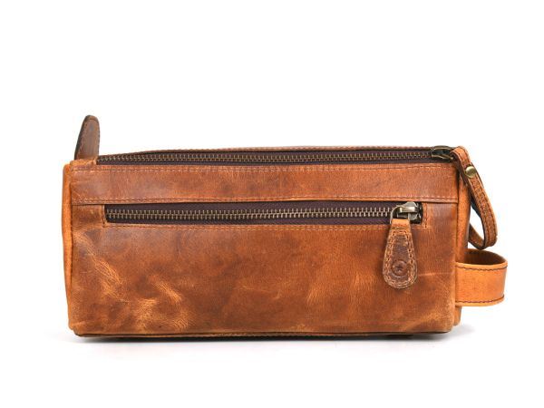 Leather Toiletry Bags, Handmade Toiletry Bag for Men & Women