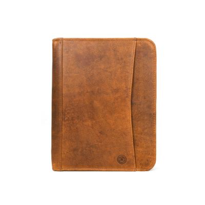 Vicenza Leather Knife Roll - Tawny Brown