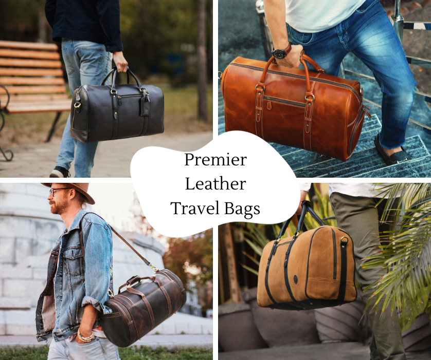 Premium Leather Duffle Bags 