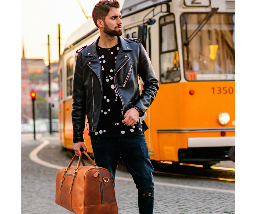 Aaron Leather Goods - Travel Duffle Bag