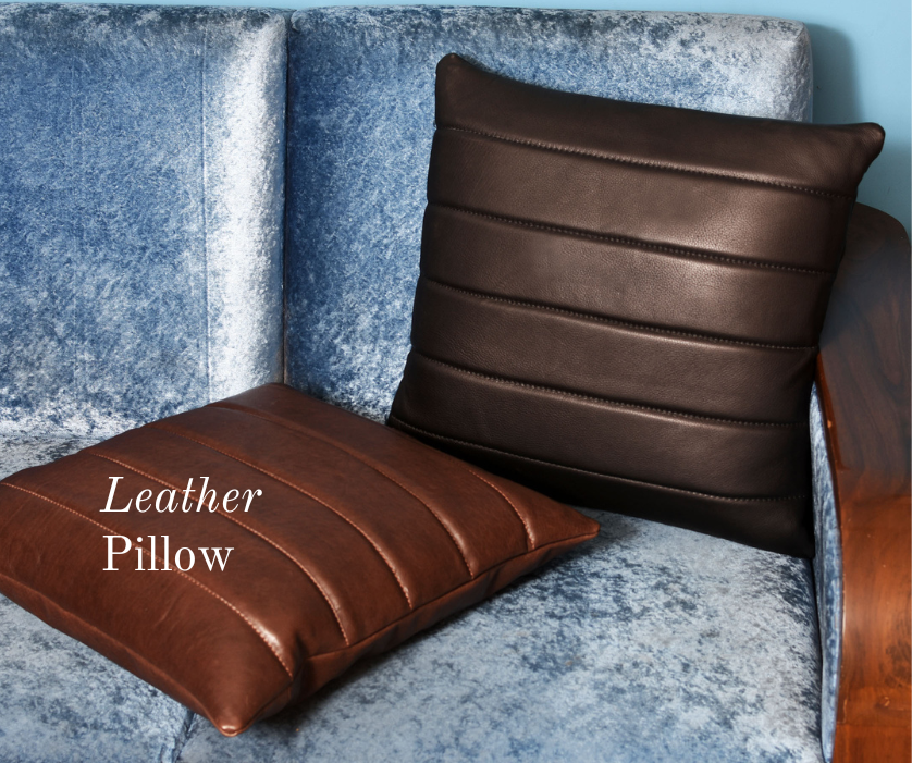 Leather Pillow 